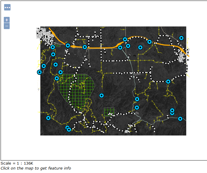 Layer preview of all published layers in map project