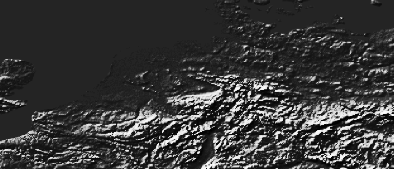 Layer 'Stretched - histogram equalize' rendered in ArcGIS