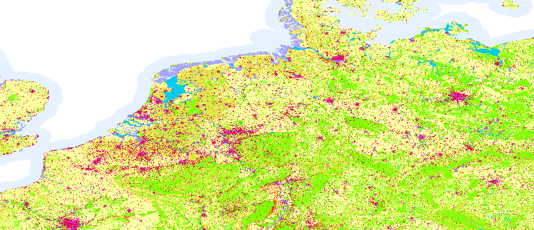 Layer 'Unique values - grouped values' rendered in ArcGIS